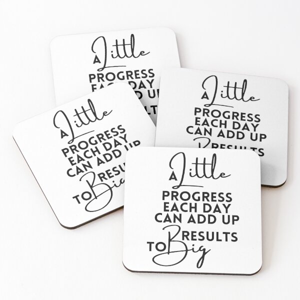 Item preview, A Little Progress Each Day Can Add Up To Big Results designed and sold by kaavishehsas.