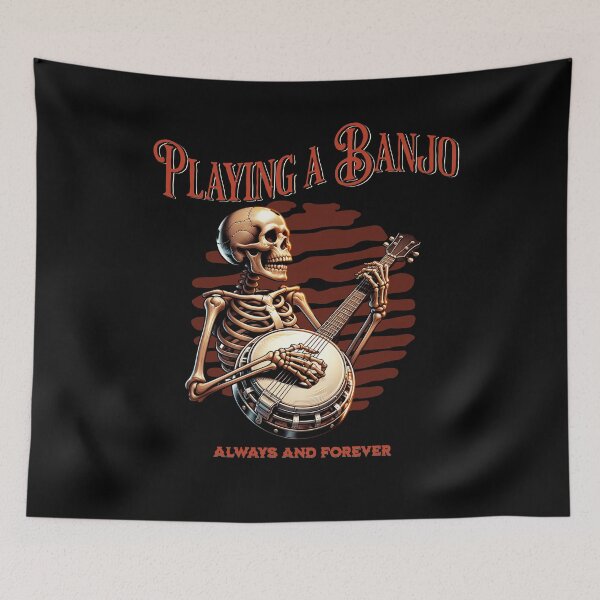 Item preview, Skeleton Playing a Banjo designed and sold by JansenGS.