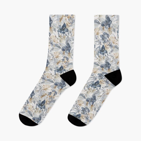 Item preview, Flores Azules Beige designed and sold by Tsveti Dinkova.