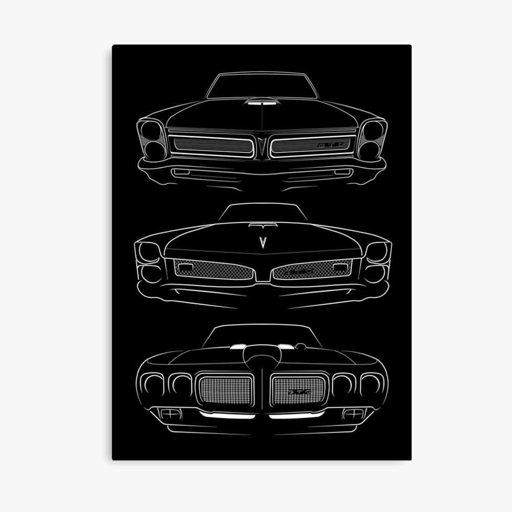 TRANSPORTATION #ST3243  LC24 T FREE SHIPPING POSTER EARLY PONTIAC GTO 