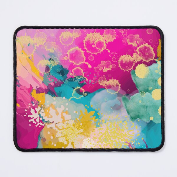 Item preview, Abstract Pink Ocean Mixed Media Artwork designed and sold by CreativeCanvas8.