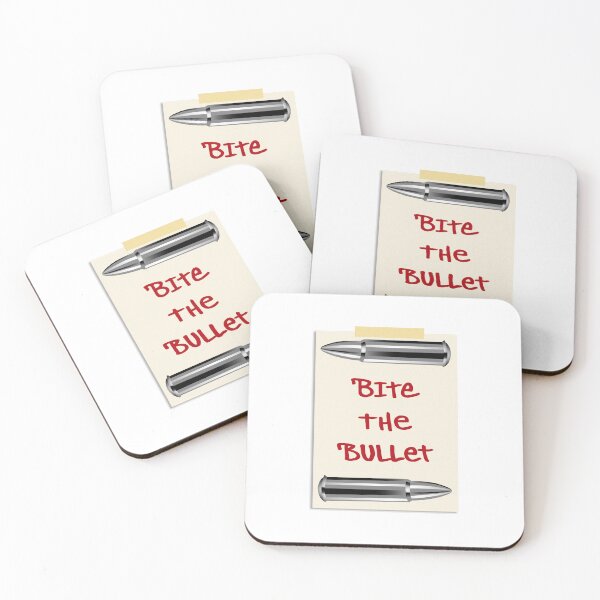 Item preview, bite the bullet note designed and sold by dumbdrunkdeer.