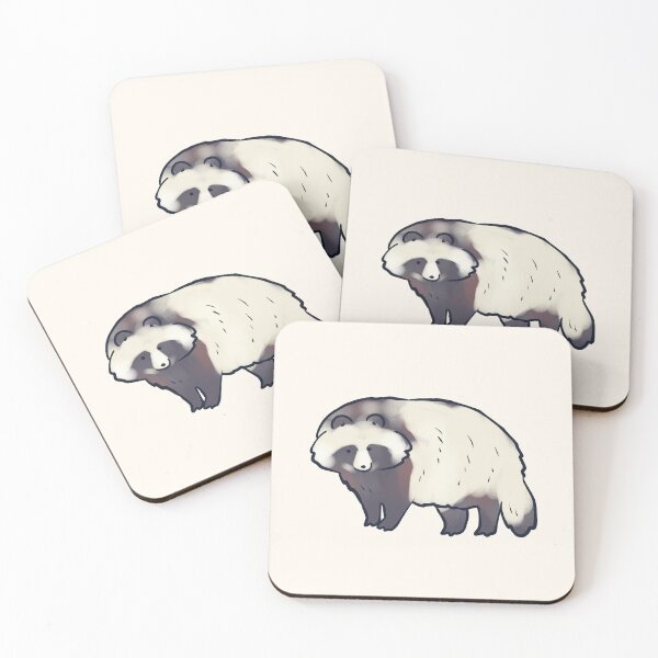 Item preview, Ilustración linda del perro mapache designed and sold by Mayarart.
