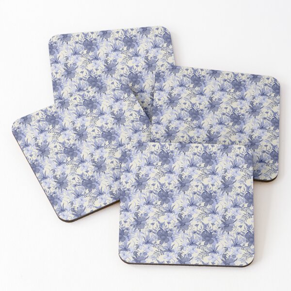 Item preview, Indigo Flowers designed and sold by Tsveti Dinkova.