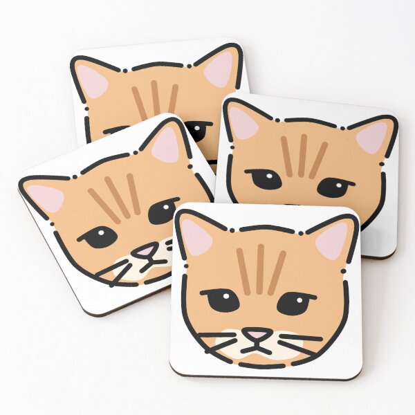 Item preview, Cute Orange Cat Head designed and sold by Lyxvrt.