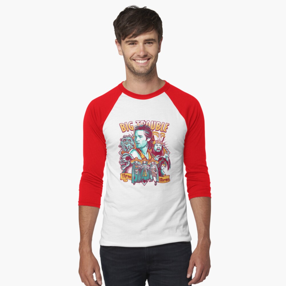 Item preview, Baseball ¾ Sleeve T-Shirt designed and sold by RoniNucleart.