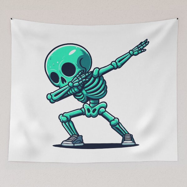 Item preview, Dabbing Green Skeleton designed and sold by Designowner.