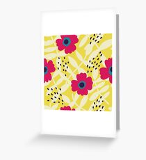 Pop of Red Poppy Color Greeting Card