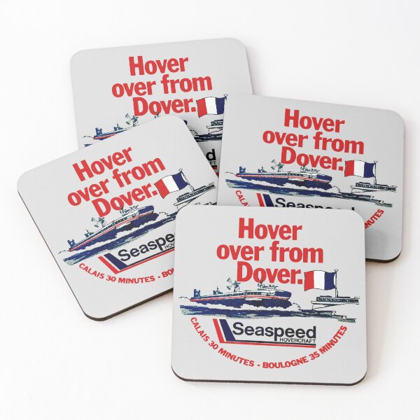 Item preview, SEASPEED HOVERCRAFT - DOVER TO FRANCE advert designed and sold by ThrowbackAds.