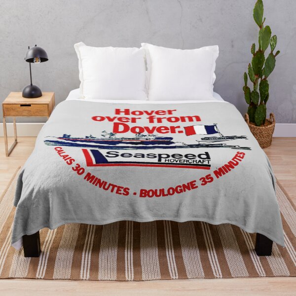 Item preview, SEASPEED HOVERCRAFT - DOVER TO FRANCE advert designed and sold by ThrowbackAds.