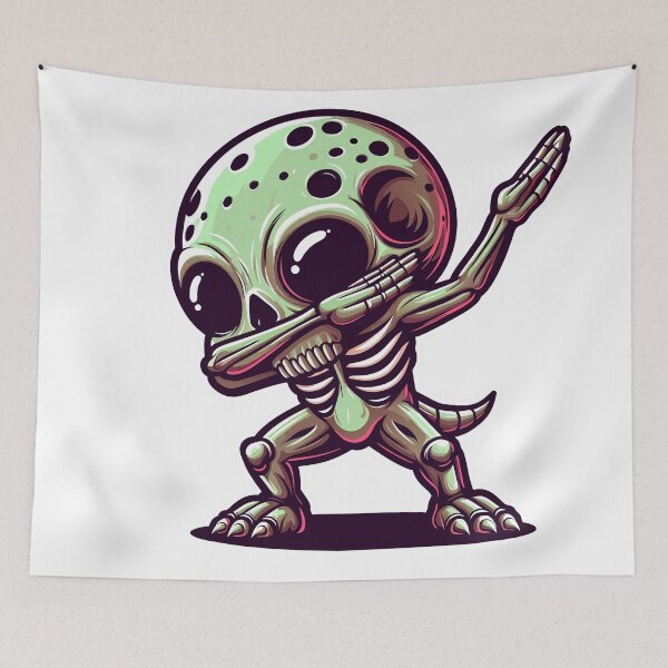 Item preview, Dabbing Alien Skeleton designed and sold by Designowner.
