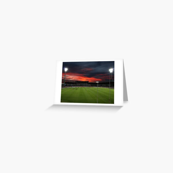 Subiaco Oval at Sunset Greeting Card