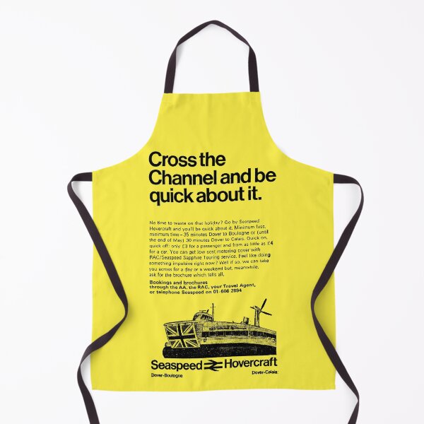 Item preview, SEASPEED HOVERCRAFT - DOVER TO FRANCE advert designed and sold by ThrowbackAds.