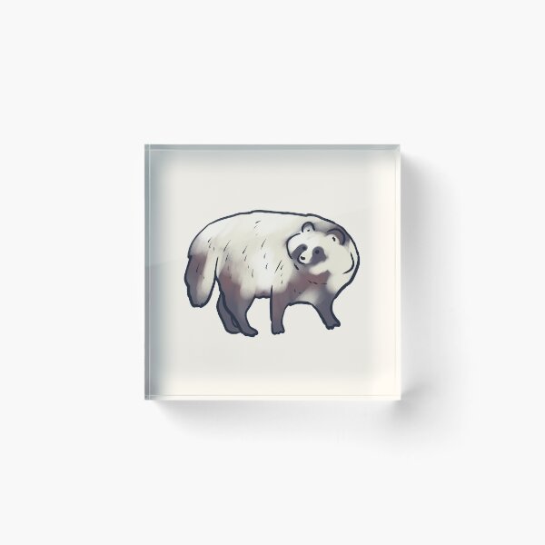 Item preview, raccoon dog art designed and sold by Mayarart.
