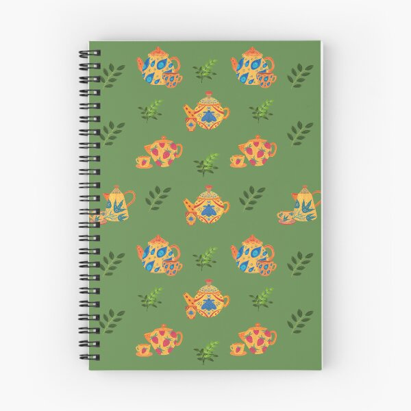 Item preview, Yellow teapots and tea leaves pattern. designed and sold by Gormont.