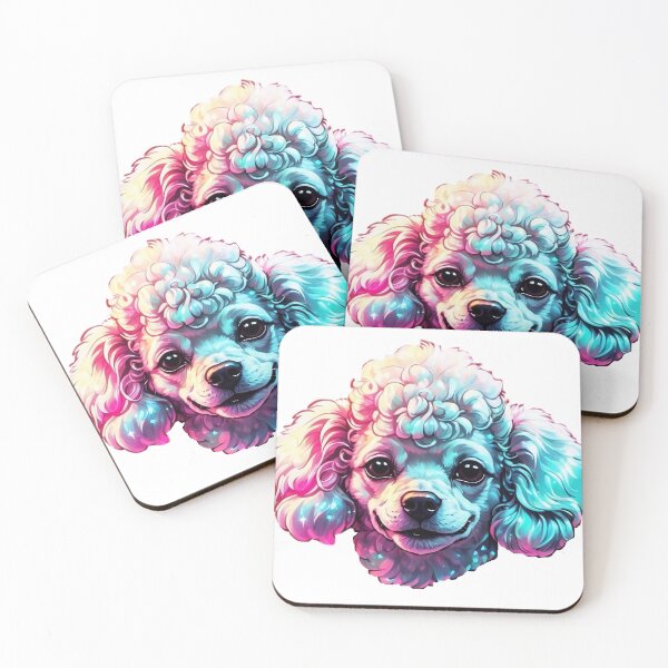 Item preview, White Poodle Face designed and sold by LevCreates.