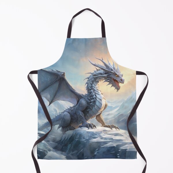 Item preview, Glacial Elegance: The Snow Dragon's Flight designed and sold by MysticFable.