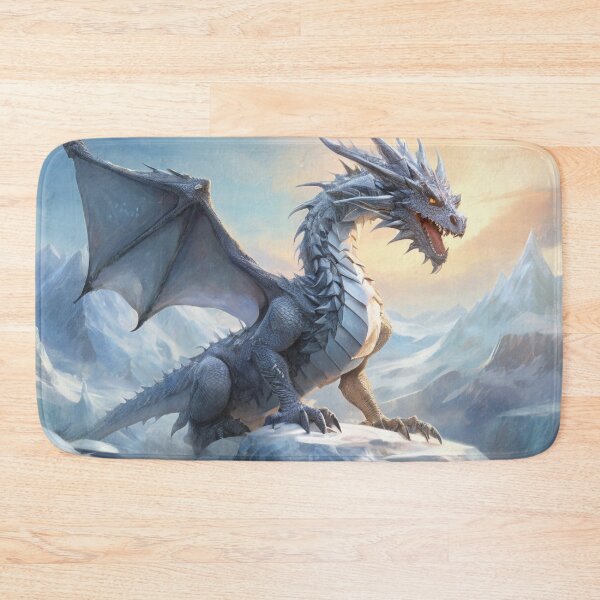 Item preview, Glacial Elegance: The Snow Dragon's Flight designed and sold by MysticFable.