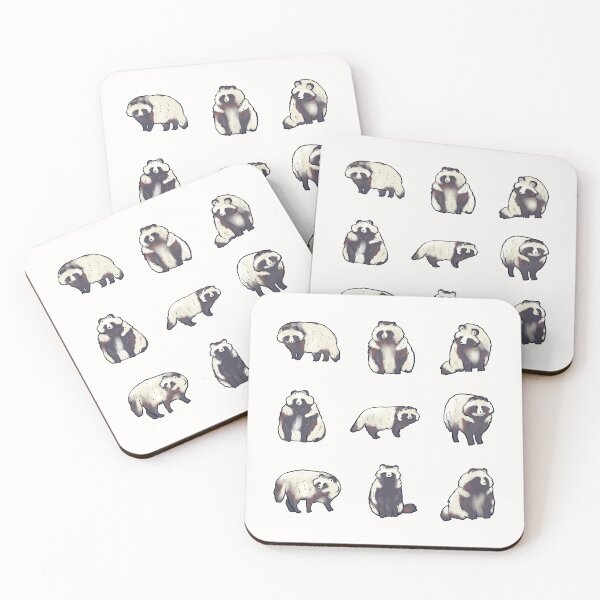 Item preview, Manada de perros mapaches designed and sold by Mayarart.