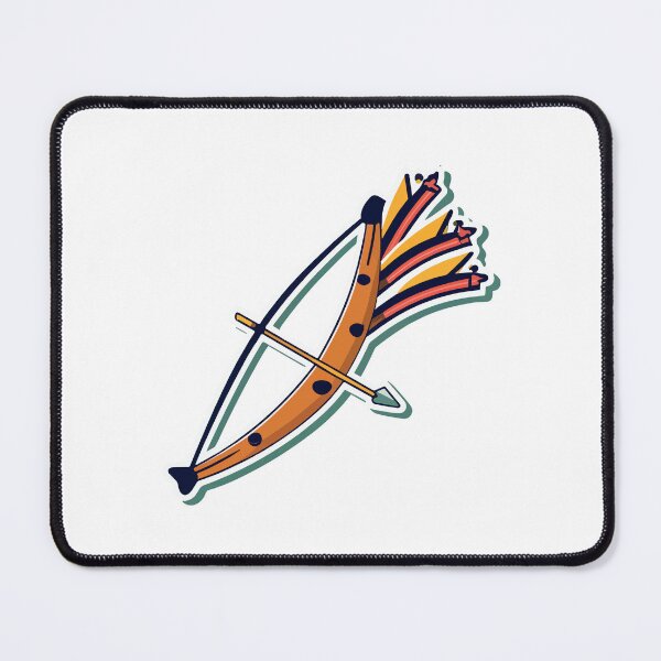 Item preview, Traditional Archery Gear Ready for the Hunt Illustration designed and sold by NiftyWrx.