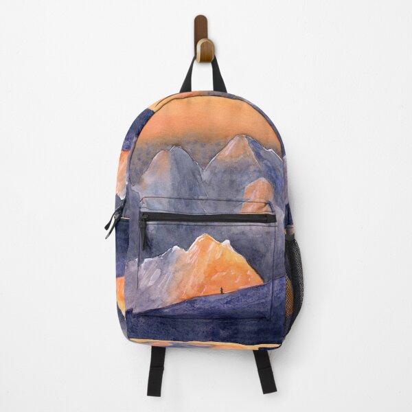 Item preview, Feeling Small - Mountain Watercolour Painting designed and sold by Pattokarts.