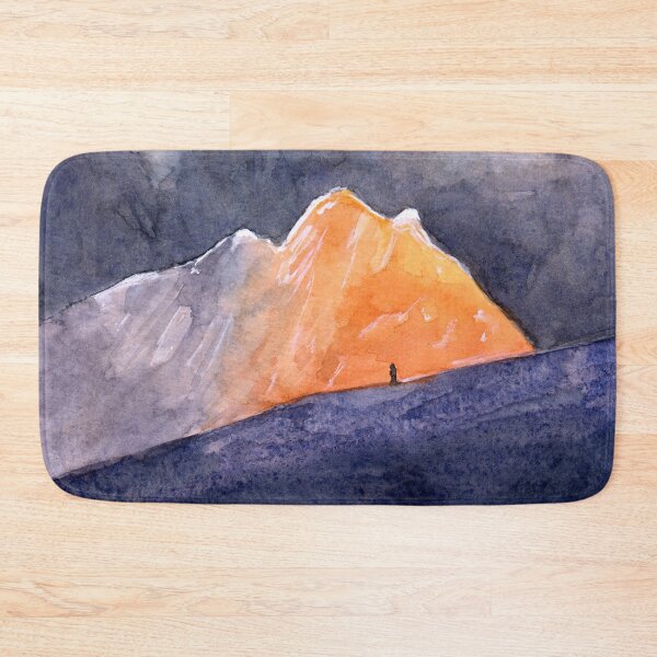 Item preview, Feeling Small - Mountain Watercolour Painting designed and sold by Pattokarts.