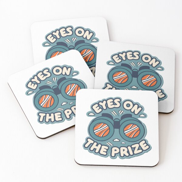 Item preview, Eyes on the Prize Binoculars Sticker designed and sold by NiftyWrx.