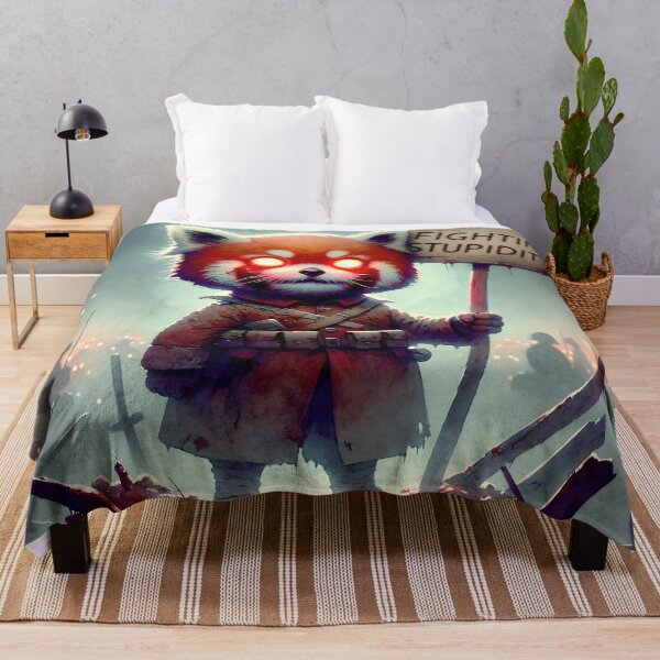 Item preview, Redpanda Memedesign - Fighting Stupidity designed and sold by FunverAI.