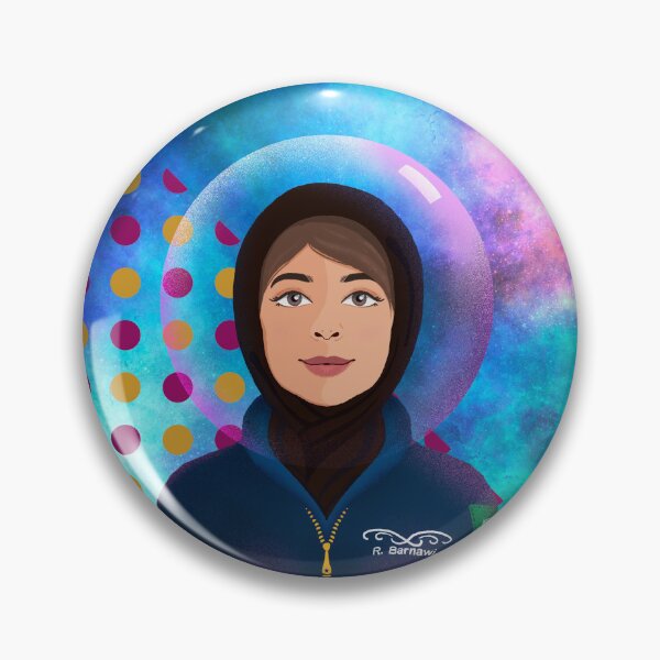 Item preview, Hijab Pop Art Collection - Space Pop designed and sold by CreatEVEdesign.