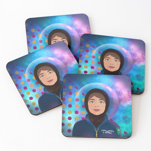 Item preview, Hijab Pop Art Collection - Space Pop designed and sold by CreatEVEdesign.