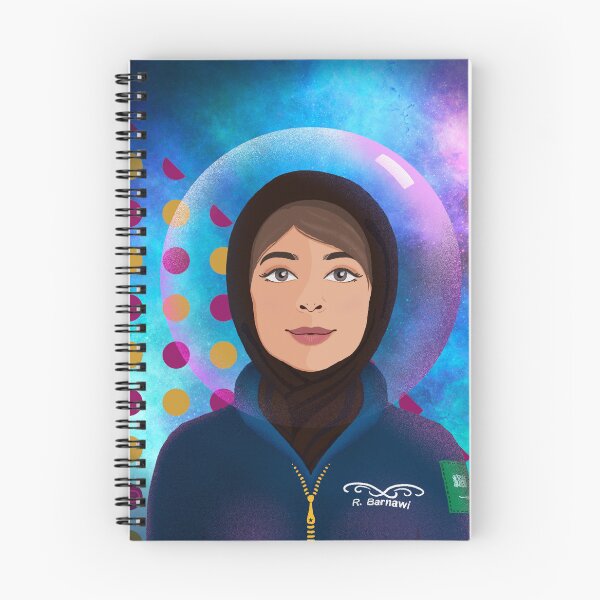 Aperçu de l'œuvre Collection Pop Art Hijab - Space Pop créée et vendue par CreatEVEdesign.