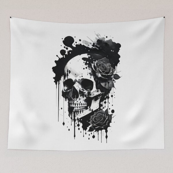 Item preview, Skull And Roses, Dark Art, Gothic Art, Gothic Roses, Roses And Skulls, Skull Flowers, Dark Aesthetics, Dark Flowers, Skull Art, Gothic Beauty, Death And Beauty, Dark Romance, Skull, Roses, Macabre Art designed and sold by Ciarka.