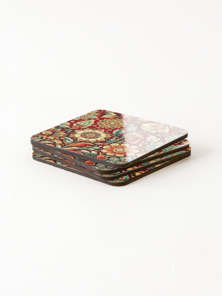 Thumbnail 4 of 5, Coasters (Set of 4), Ottoman Pattern designed and sold by GraphicsClub.