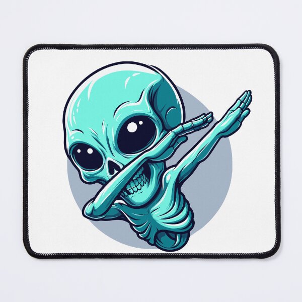 Item preview, Dabbing Alien skull designed and sold by Designowner.