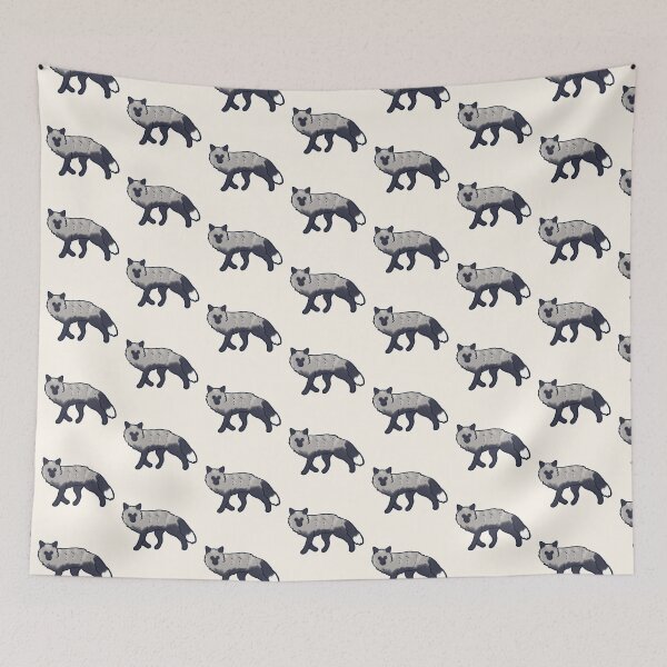 Item preview, Cute Silver Fox illustration  designed and sold by Mayarart.