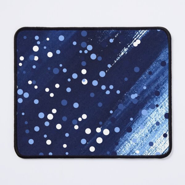 Item preview, blue brushstrokes with glittery art? designed and sold by bub creates.