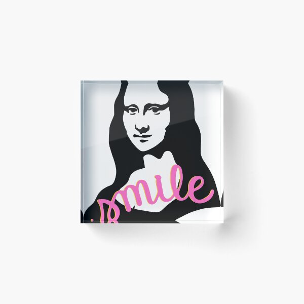 Item preview, Smile Mona Lisa silhoutte illustration designed and sold by Inesa Shahazizyan.