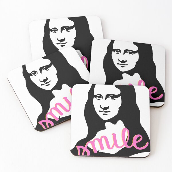 Item preview, Smile Mona Lisa silhoutte illustration designed and sold by Inesa Shahazizyan.