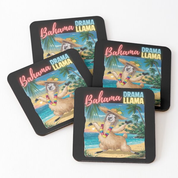 Item preview, Bahama Drama Llama designed and sold by CeeLeeGifts.