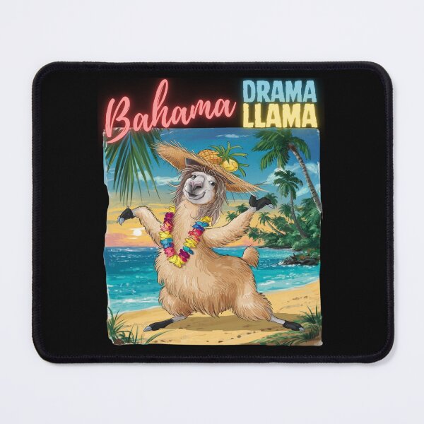 Item preview, Bahama Drama Llama designed and sold by CeeLeeGifts.