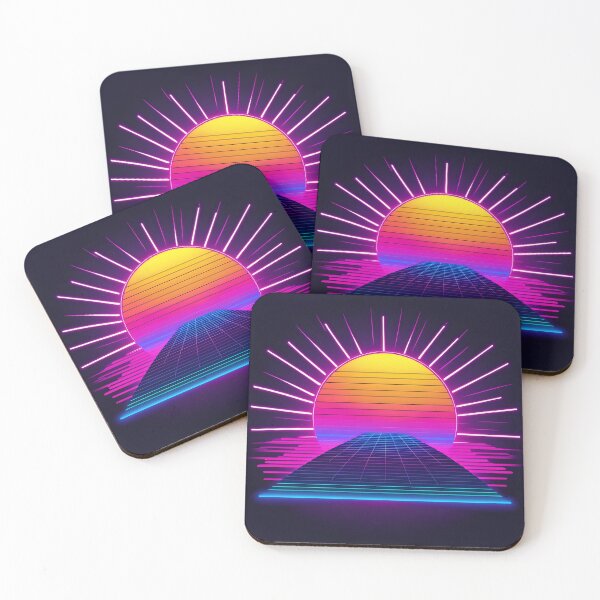 Artikelvorschau, 80er Retro Synthwave Sonne entworfen und verkauft von RETROSTORE4YOU.