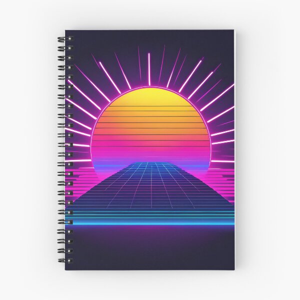 Artikelvorschau, 80er Retro Synthwave Sonne entworfen und verkauft von RETROSTORE4YOU.