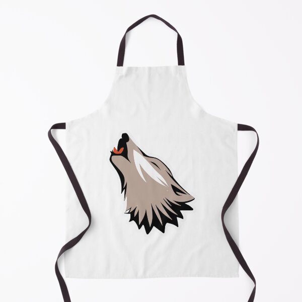 Item preview, Minimalist Howling Wolf Silhouette designed and sold by NiftyWrx.