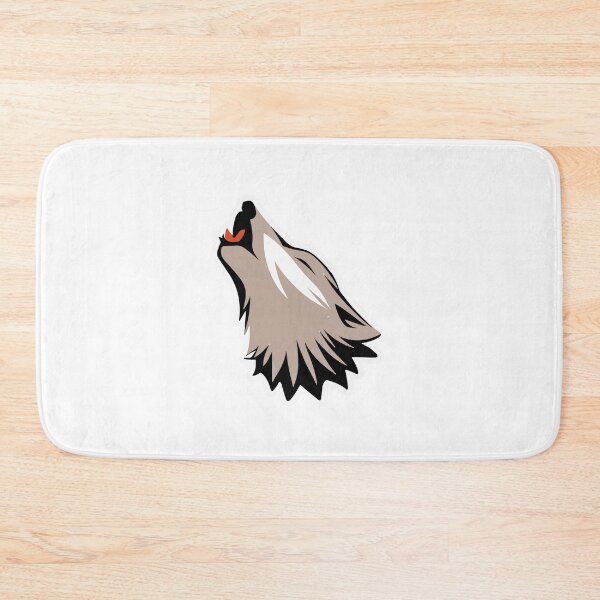 Item preview, Minimalist Howling Wolf Silhouette designed and sold by NiftyWrx.