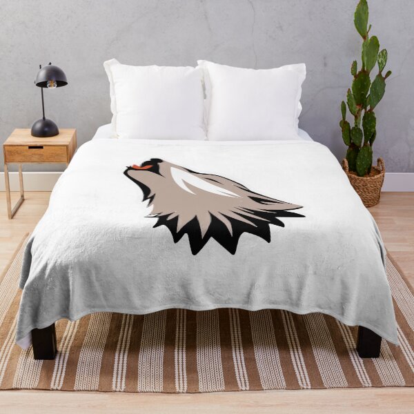 Item preview, Minimalist Howling Wolf Silhouette designed and sold by NiftyWrx.