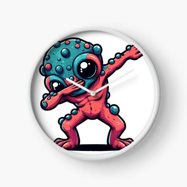 Item preview, Cosmic Dabbing Alien - Quirky Space Creature Illustration designed and sold by Designowner.