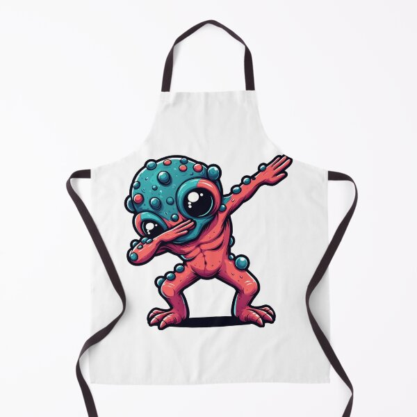 Item preview, Cosmic Dabbing Alien - Quirky Space Creature Illustration designed and sold by Designowner.