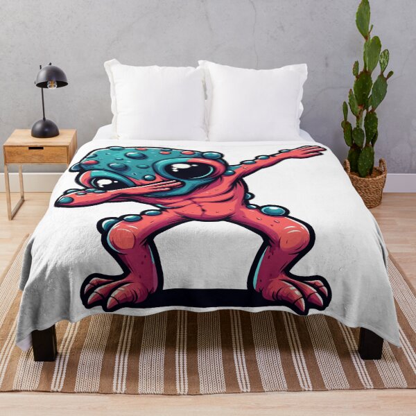 Item preview, Cosmic Dabbing Alien - Quirky Space Creature Illustration designed and sold by Designowner.