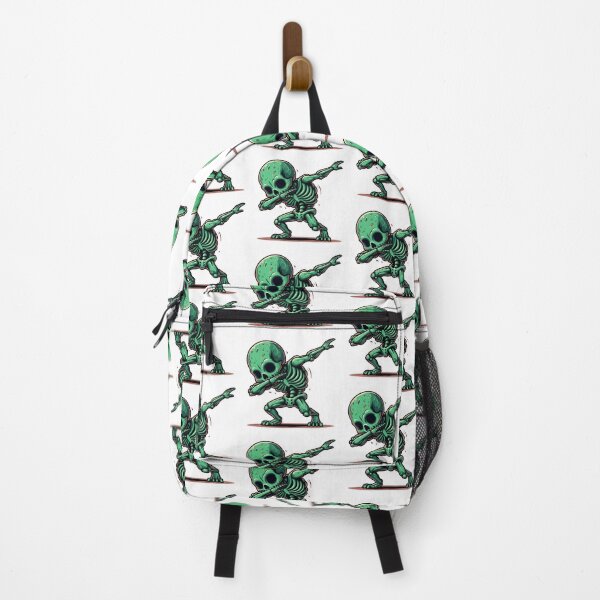 Item preview, Dabbing Skeleton - Cool Green Alien Dance Move Illustration designed and sold by Designowner.