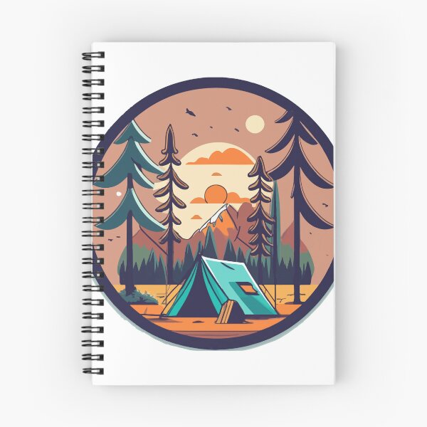 Item preview, Hunter's Forest Campsite Illustration designed and sold by NiftyWrx.